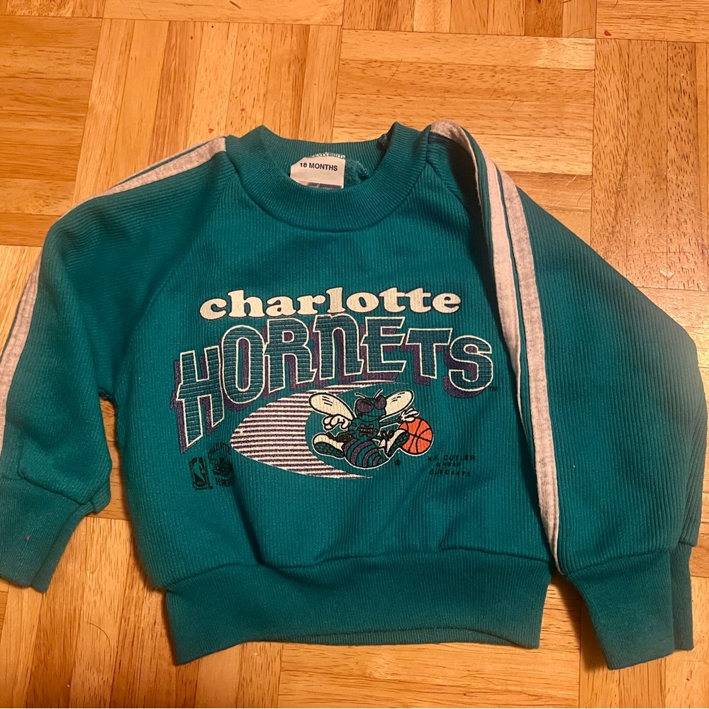 Vintage teal Hornets Sweatshirt